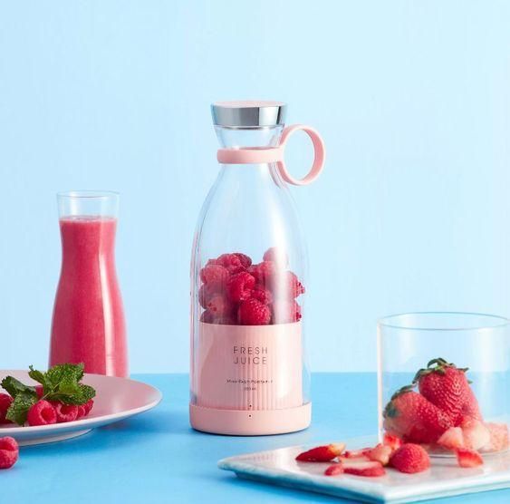 Portable Juicer Blenders For Smoothies And Juices USB Rechargeable Mini Juicer Bottle Blender Shake Maker Travel Juice Maker for Fruits