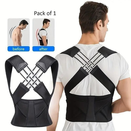 Adjustable Premium Back Posture Corrector/ Slouching Relieve Pain Belt Women Men
