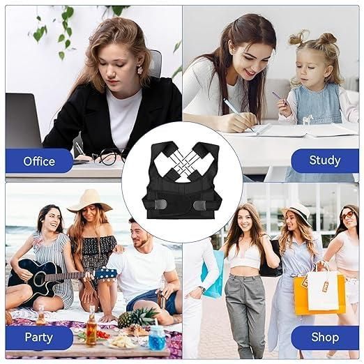 Adjustable Premium Back Posture Corrector/ Slouching Relieve Pain Belt Women Men