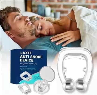 Anti Snoring Device for Men and Women | Snore Free Nose Clip | Silicone Magnetic Nose Clip  | Anti Snoring Magnet Clip | Anti Snoring Device | instant relief from snoring