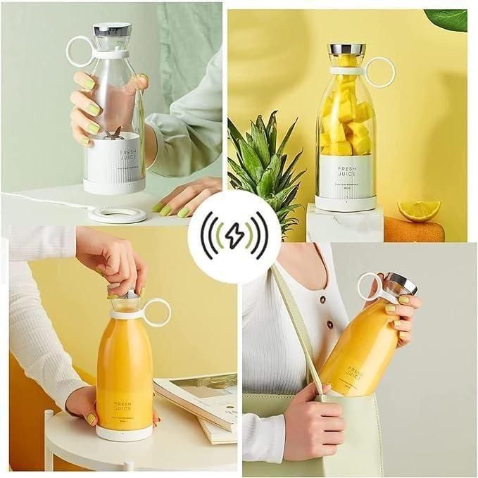 Portable Juicer Blenders For Smoothies And Juices USB Rechargeable Mini Juicer Bottle Blender Shake Maker Travel Juice Maker for Fruits