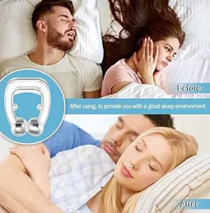 Anti Snoring Device for Men and Women | Snore Free Nose Clip | Silicone Magnetic Nose Clip  | Anti Snoring Magnet Clip | Anti Snoring Device | instant relief from snoring
