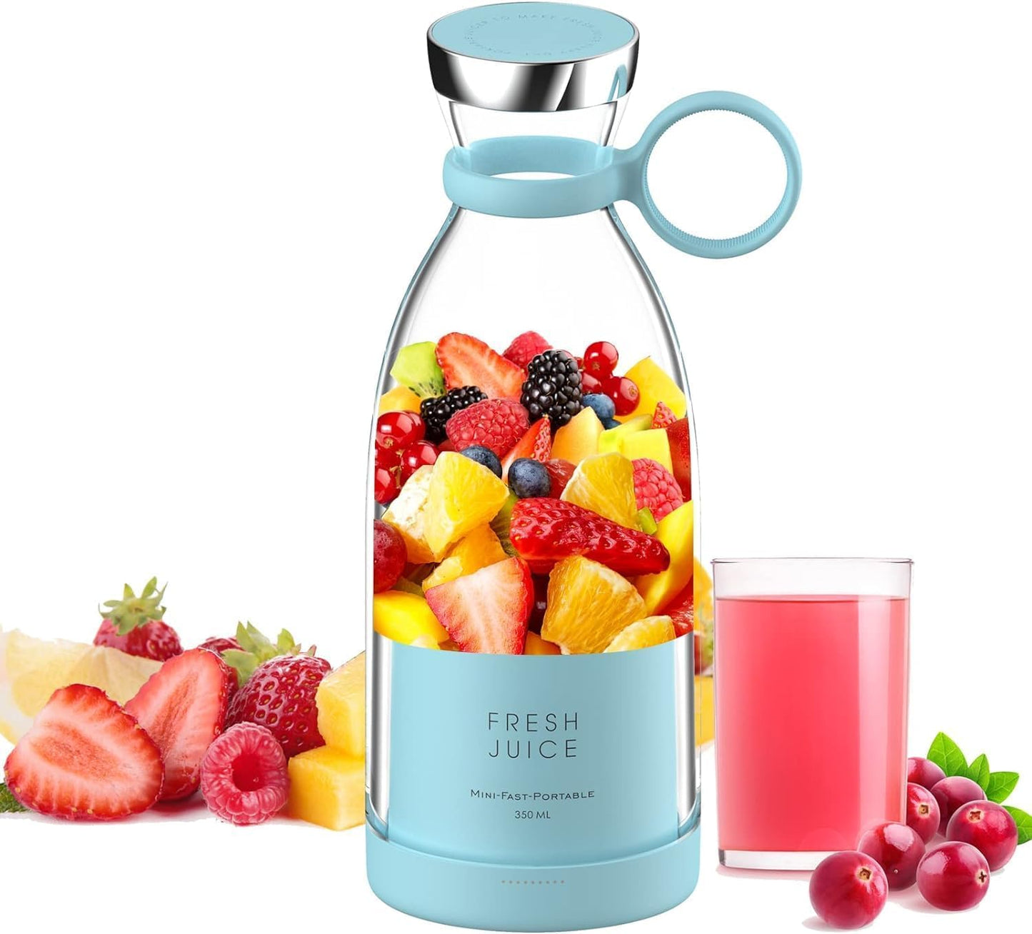 Portable Juicer Blenders For Smoothies And Juices USB Rechargeable Mini Juicer Bottle Blender Shake Maker Travel Juice Maker for Fruits
