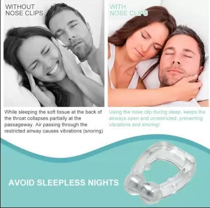 Anti Snoring Device for Men and Women | Snore Free Nose Clip | Silicone Magnetic Nose Clip  | Anti Snoring Magnet Clip | Anti Snoring Device | instant relief from snoring